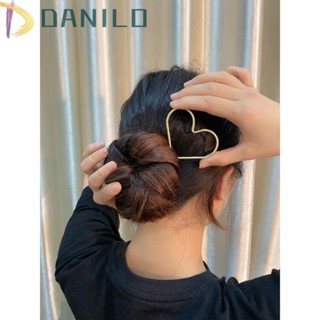 Danilo กิ๊บติดผม โลหะผสม รูปหัวใจ ดาวห้าแฉก สไตล์เกาหลี