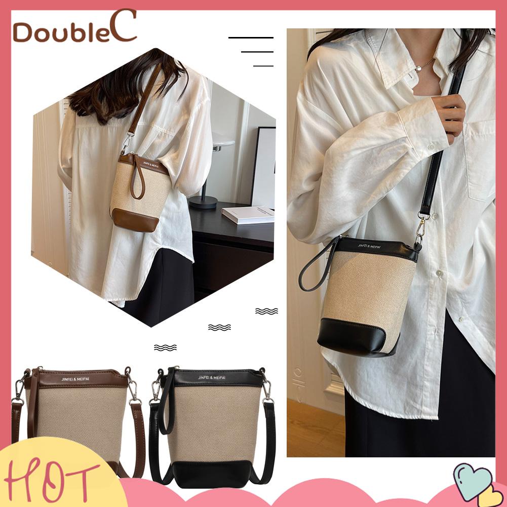 double-c-กระเป๋าสะพายไหล่-ลําลอง-แต่งซิป-เหมาะกับใส่กลางแจ้ง-สําหรับสตรี