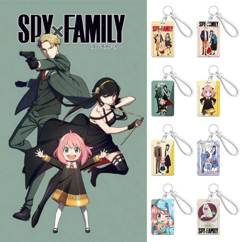 fhs-เกมใหม่-spy-x-family-ที่ใส่บัตรนักเรียน-id-card-meal-cardrope-zhongli-kokomi-peripheral-card-holder