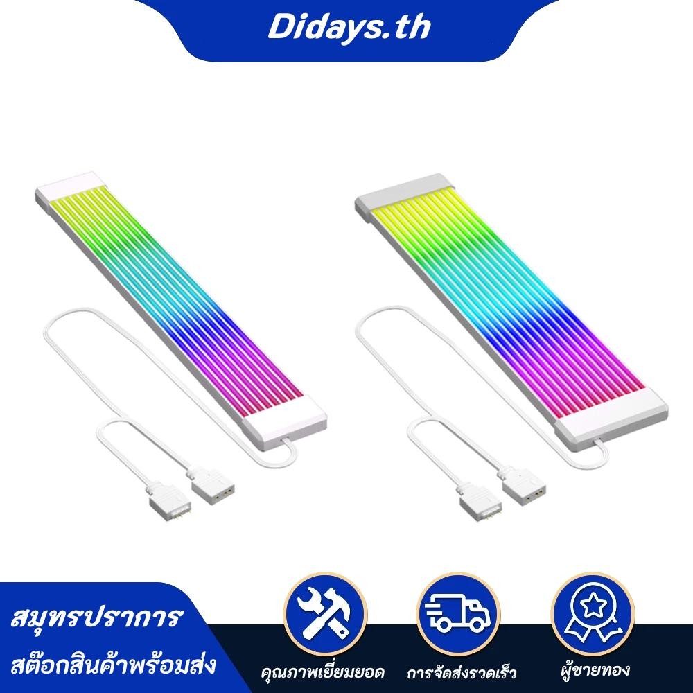 5v 3 Pin ARGB Synchronous PC Cable 8 Pin 24 Pin PSU RGB Cable Extension ...