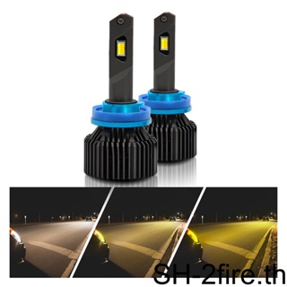 หลอดไฟหน้ารถยนต์ LED 2 ชิ้น สําหรับทุกสภาพอากาศ