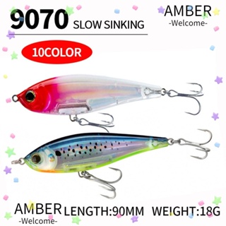 Amber เหยื่อตกปลาเบสแข็ง 2023 90 มม. 18 กรัม