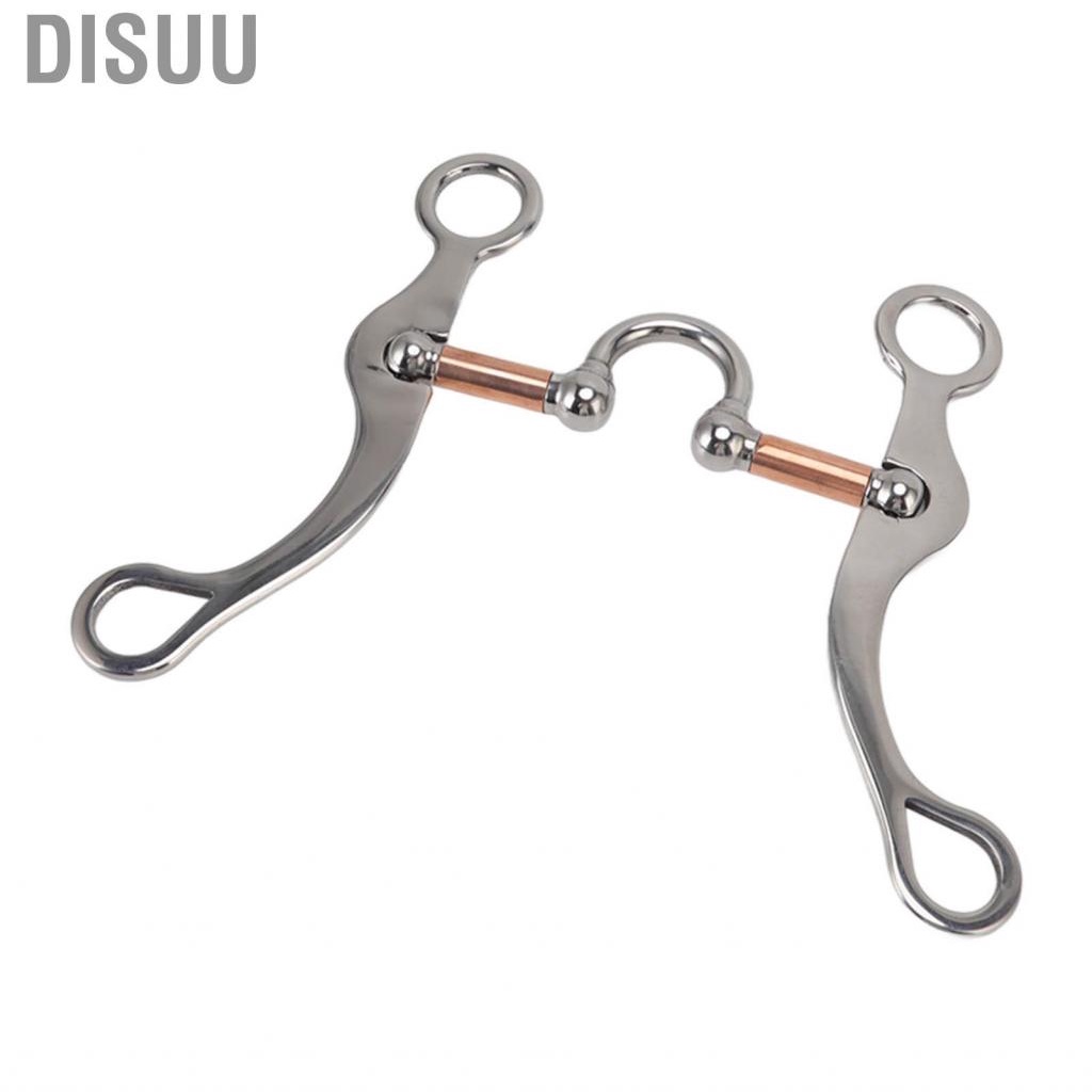 disuu-horse-snaffle-bit-stainless-steel-rose-gold-plated-gag-loose-ring-garde