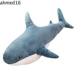 Ahmed ตุ๊กตาปลาฉลาม แบบนิ่ม ขนาดใหญ่ ของเล่นสําหรับเด็ก