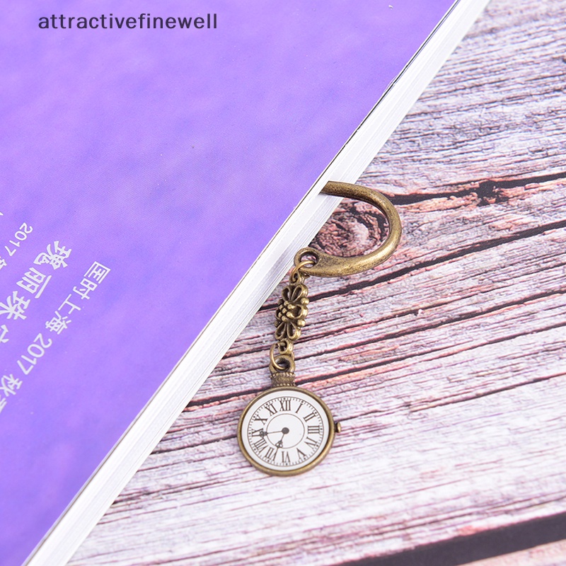 attractivefinewell-ที่คั่นหนังสือ-โลหะผสมบรอนซ์-สไตล์วินเทจ-ย้อนยุค-diy-สําหรับเป็นของขวัญ-tiv