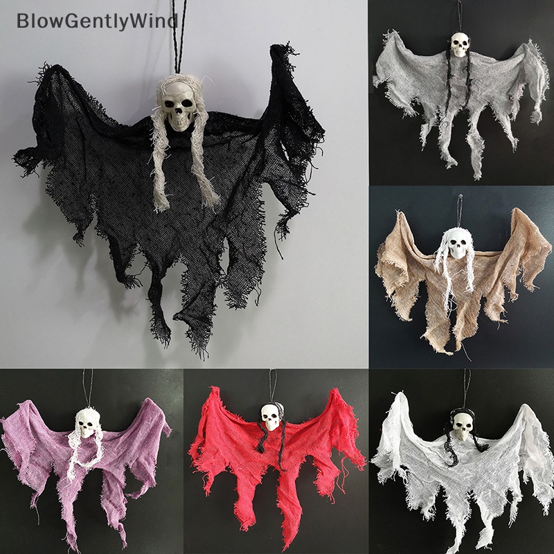 blowgentlywind-พร็อพหัวกะโหลกผี-สําหรับแขวนตกแต่งปาร์ตี้ฮาโลวีน-bgw