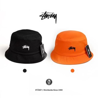 ใหม่ หมวกบักเก็ตลําลอง  stussy สไตล์ฮิปฮอป สําหรับคู่รัก