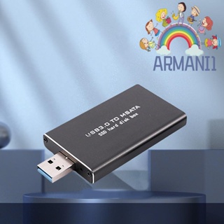 [armani1.th] เคสแคดดี้ฮาร์ดดิสก์ภายนอก HDD 6Gbps SSD ขนาดเล็ก สําหรับ 30*30/50 MSATA SSD