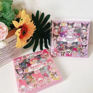 100 ชิ้น กันน้ํา DIY น่ารัก Sanrio สติกเกอร์ การ์ตูน วารสาร สติกเกอร์ PET เครื่องเขียน ตกแต่ง บัญชีมือ ฉลาก ของเล่นสร้างสรรค์