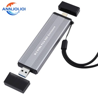 เคสภายนอก ANN M2 NVME SSD USB3 1 Type-A + USB3 2 Gen2 Type-C 10Gbps