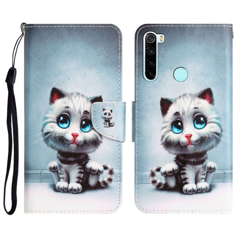 เคสโทรศัพท์มือถือหนัง-ฝาพับ-ลายดอกไม้-สําหรับ-xiaomi-redmi-note-8-2021-note8-pro-note8t-8t-8pro