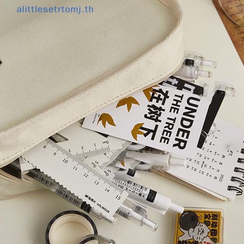 alittlese-กระเป๋าเครื่องเขียน-กระเป๋าดินสอ-ขนาดใหญ่-จุของได้เยอะ-สําหรับนักเรียน