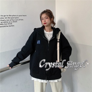 Crystal เสื้อกันหนาว เสื้อฮู้ด Durable ดูสวยงาม ทันสมัย Fashion WJK2390PMR37Z230911