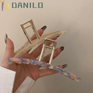 Danilo กิ๊บติดผม ทรงเรขาคณิต ฉลาม หรูหรา สร้างสรรค์ เครื่องประดับ สําหรับผู้หญิง