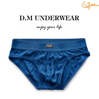 [GYMen]   D.m กางเกงชั้นใน ผ้าเรยอน แบบนิ่ม เอวกว้าง ระบายอากาศได้ดี สีพื้น สําหรับผู้ชาย