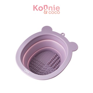 Oni Brush Cleansing Bowl #Lavender Purple ชามซิลิโคนล้างแปรงแต่งหน้า พับได้ สีม่วงลาเวนเดอร์.