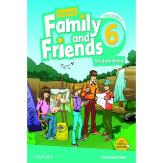Bundanjai (หนังสือคู่มือเรียนสอบ) American Family and Friends 2nd ED 6 : Student Book (P)