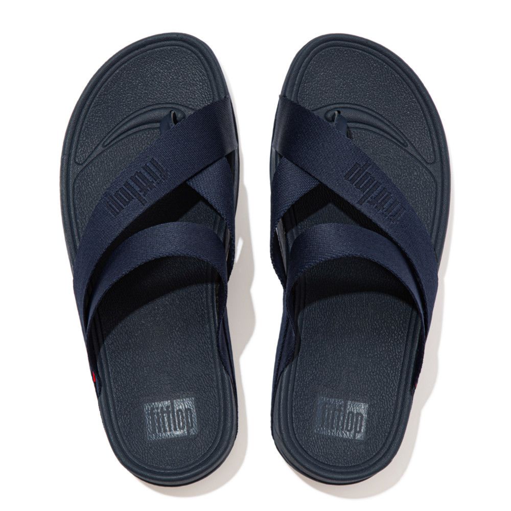 fitflop-sling-รองเท้าแตะแบบหูหนีบผู้ชาย-รุ่น-ds7-399-สี-midnight-navy