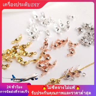 💖เครื่องประดับ diy อุปกรณ์เสริม💖คลิปหัวเข็มขัด ชุบทอง 18k สีเงิน ขนาดใหญ่ สําหรับทําเครื่องประดับ แฮนด์เมด DIY[หัวเข็มขัดเชื่อมต่อ/สร้อยข้อมือ/สร้อยคอ/กําไลข้อมือ]