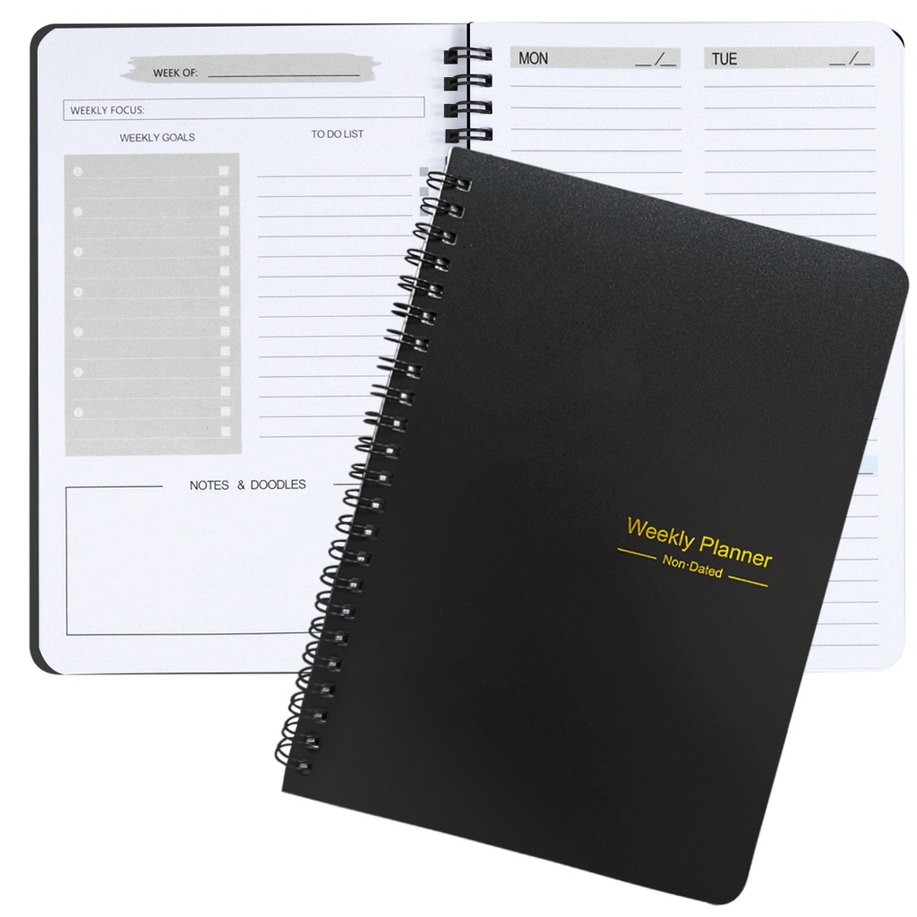 Jan-2025 Jun Planner สมุดโน้ต แพลนเนอร์ ขนาด A5 200 หน้า 18 เดือน 2024 ...