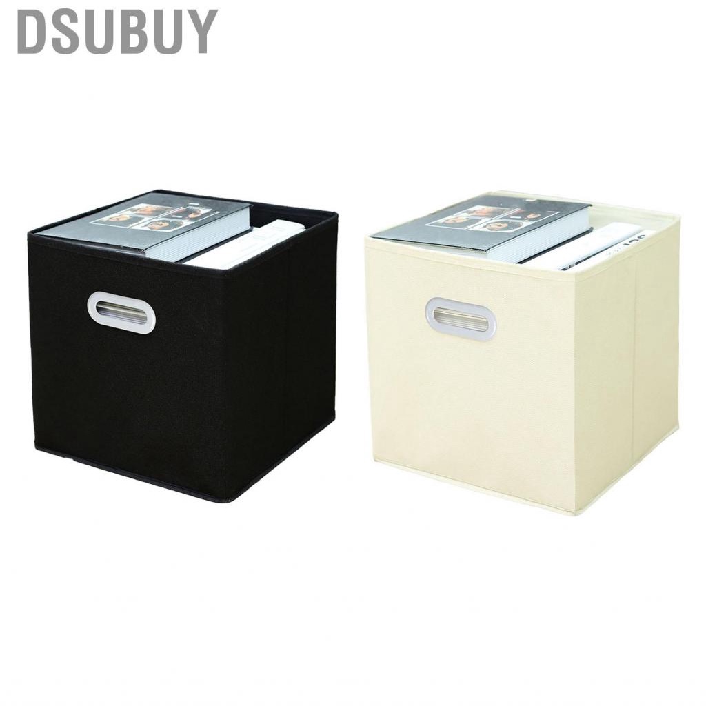 Dsubuy 11in Collapsible Fabric Storage Cubes Organizer with Handles