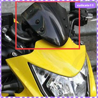 [Cuticate1] กระจกหน้ารถจักรยานยนต์ ABS สีน้ําตาล สําหรับ ER-6N ER6N 2012 2013 2014