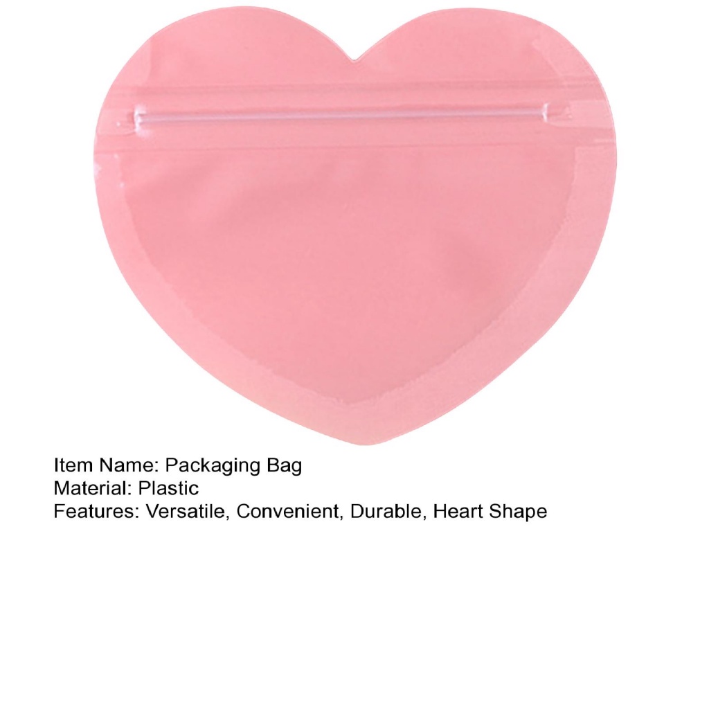 ซิมเทพ-ถุงบรรจุภัณฑ์ใส-รูปหัวใจ-สําหรับใส่เครื่องประดับ-ของขวัญ-100-ชิ้น
