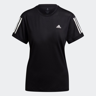 adidas วิ่ง เสื้อยืด Own the Run Cooler ผู้หญิง สีดำ H59273