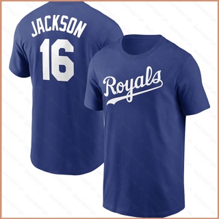 เสื้อยืดแขนสั้น พิมพ์ลาย Dodgers Benintendi Jackson 23 MLB พลัสไซซ์ สําหรับผู้ชาย และผู้หญิง