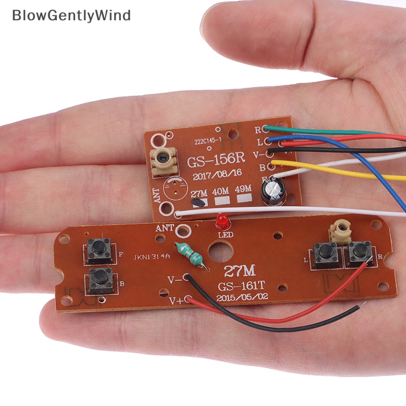 blowgentlywind-4ch-บอร์ดรับส่งสัญญาณ-และส่งสัญญาณ-pcb-27mhz-สําหรับรถบังคับ