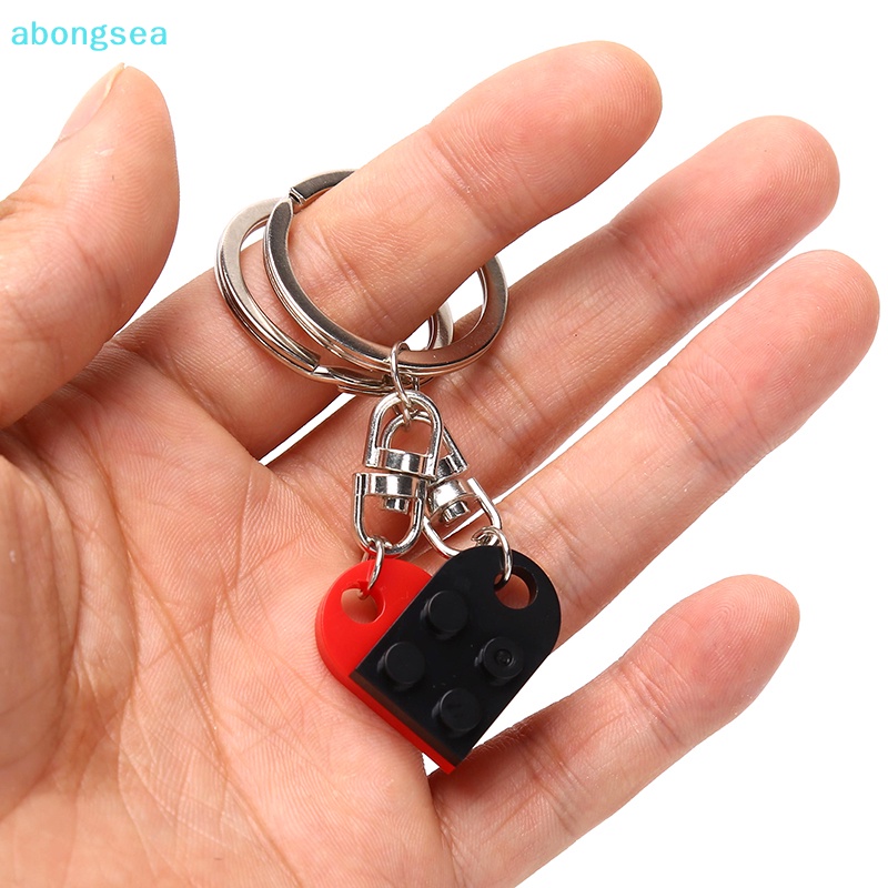 abongsea-2-ชิ้น-รัก-หัวใจ-อิฐ-พวงกุญแจ-สําหรับคู่รัก-มิตรภาพ-วันเกิด-เครื่องประดับ-ของขวัญ-ดี