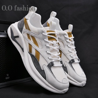 O.O fashion   รองเท้าผ้าใบผู้ชาย รองเท้าลำลองผู้ชาย  ผ้าใบแฟชั่น สไตล์เกาหลี กีฬากลางแจ้ง ทำงาน ลำลองChic Beautiful Korean Style ทันสมัย D23D03X 37Z230910
