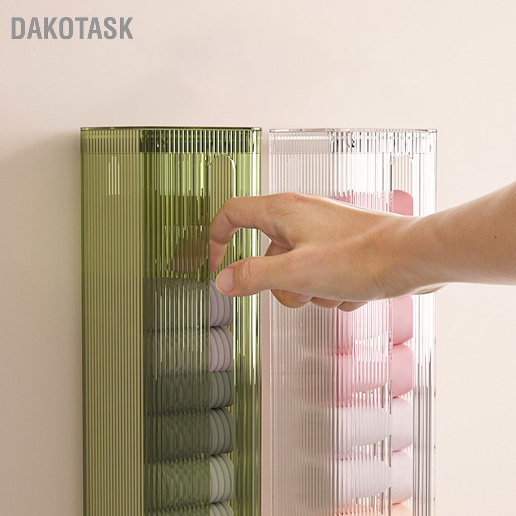 dakotask-ติดผนังกล่องเก็บชุดชั้นในชุดชั้นในอเนกประสงค์กางเกงถุงเท้าorganizer-selfสำหรับห้องน้ำห้องครัวถุงขยะ