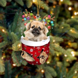 ถุงเท้า ลายสุนัขน่ารัก เหมาะกับของขวัญคริสต์มาส สําหรับตกแต่งต้นคริสต์มาส