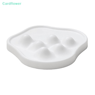 &lt;Cardflower&gt; ถาดวางเครื่องประดับ แหวน ต่างหู รูปก้อนเมฆ สีขาว DIY