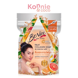 BeNice Fruit Collagen Soap Grapefruit & Orange 120g.