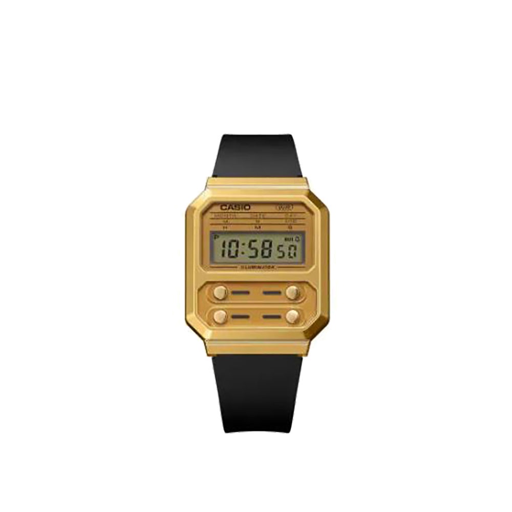 casio-นาฬิกาข้อมือ-casio-รุ่น-a100wefg-9adf-วัสดุเรซิ่น-สีทอง