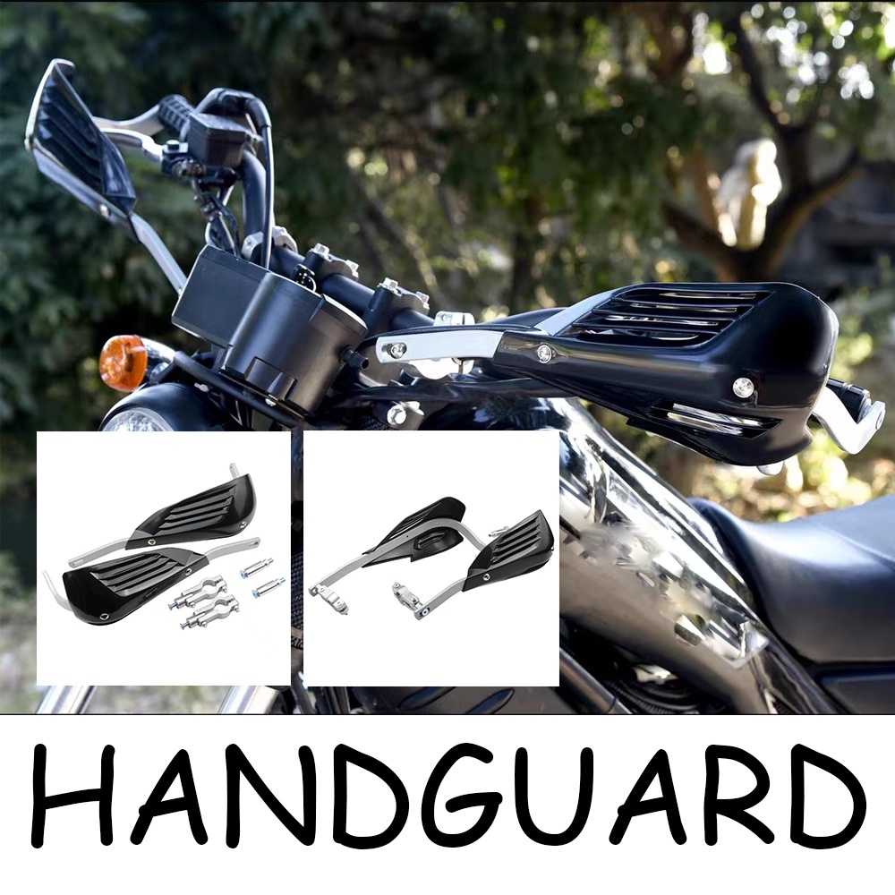 Universal อลูมิเนียม Handguards Hand Guards Protectors รถจักรยานยนต์รถ ...