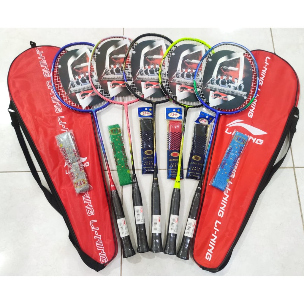 ไม้แบดมินตัน ไม้แบดมินตัน Lining Grade Ori Li Ning Racket FREE TOWEL ...