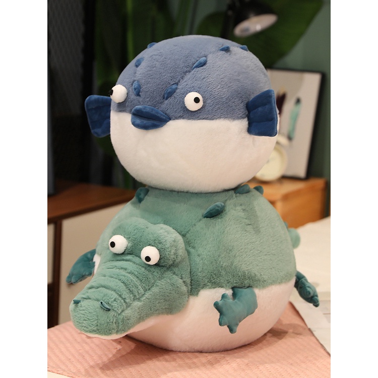 spot-second-hair-ugly-cute-puffer-fish-doll-crocodile-chubby-doll-plush-toy-doll-creative-pillow-for-girlfriend-birthday-gift-8-cc