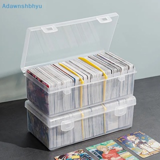Adhyu กล่องเก็บโฟโต้การ์ด สติกเกอร์ใส สําหรับจัดเก็บบัตรไอดอล เครื่องเขียน TH