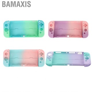 Bamaxis for Switch OLED Protective Case Beautiful Gradient Color Lightweight Game Console Cover