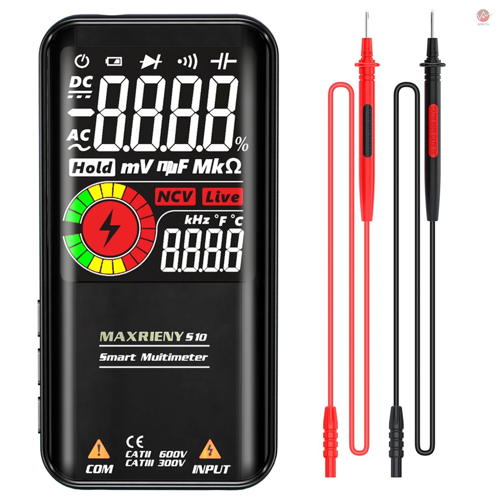 maxrieny-s10-s11-multimeter-with-3-3-inch-lcd-display-screen-for-voltage-resistance-testing