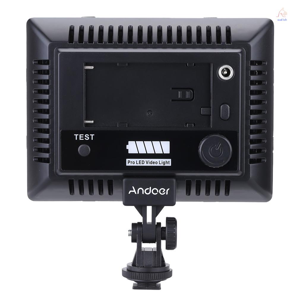 andoer-w160-แผงไฟถ่ายภาพวิดีโอ-6000k-160-leds-สําหรับกล้อง-dslr-dv-กล้องวิดีโอ