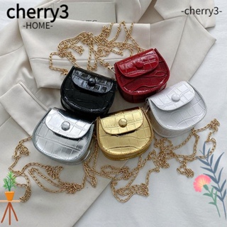 Cherry3 กระเป๋าสะพายไหล่ กระเป๋าถือ หนัง PU ลายหิน ขนาดเล็ก สวยหรู พร้อมสายสะพาย สําหรับผู้หญิง