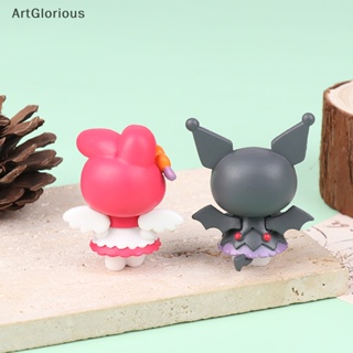 ตุ๊กตาฟิกเกอร์ Pachacco My Melody Kuromi Kawaii สําหรับตกแต่งบ้าน ปาร์ตี้ฮาโลวีน