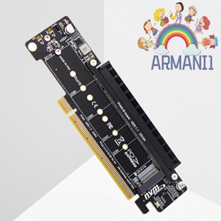 [armani1.th] อะแดปเตอร์การ์ดขยาย PCIe X16 เป็น X8+X4+X4 รองรับ 2280 2260 2242 2230 SSD