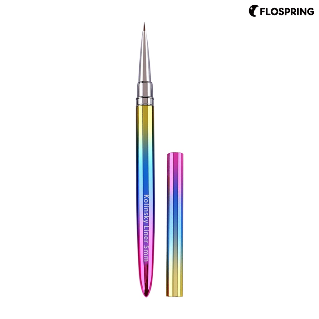 flospring-5-7-9-12-15-มม-ปากกาซับเล็บ-ด้ามจับโลหะ-จับสบาย-ขนแปรงยืดหยุ่น-ไล่โทนสี-ปลายละเอียด-เครื่องมือทําเล็บเจล-ยาทาเล็บ-แปรง-อุปกรณ์ร้านเสริมสวย