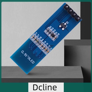 [Dcline.th] โมดูลหน้าจอ LCD 0.91 นิ้ว OLED IIC SSD1306 เข้ากันได้กับ 3.3V-5V