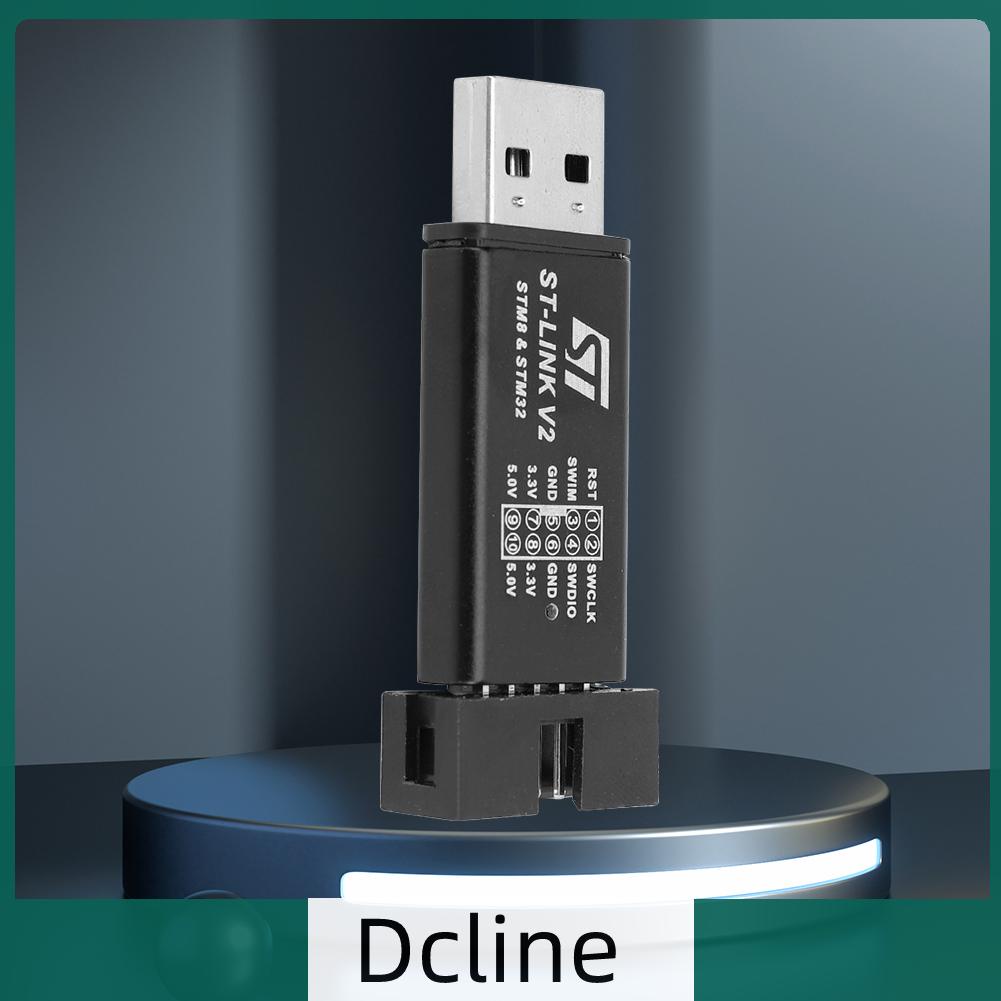 dcline-th-โปรแกรมเมอร์จําลองดาวน์โหลด-สุ่มสี-สําหรับ-st-link-v2-stm8-stm32